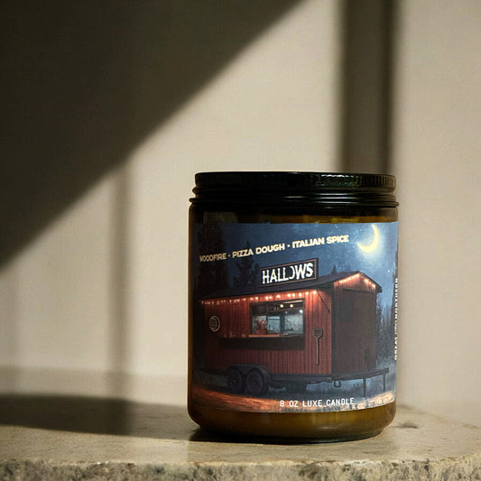 Hallows Candle | Woodfire + Pizza Dough + Italian Spice