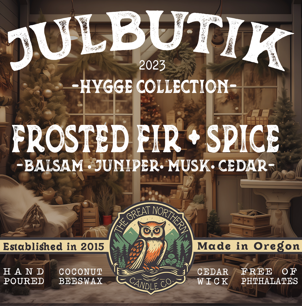 Julbutik | Frosted Fir + Winter Spice
