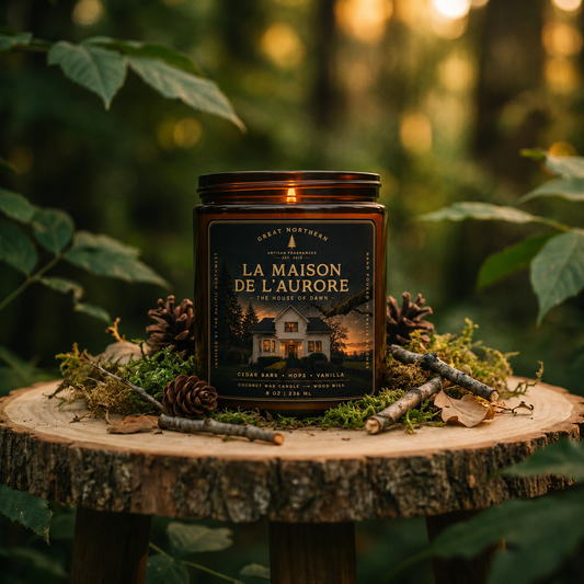 La Maison de l'Aurore Candle | Cedar Bark • Hops • Vanilla