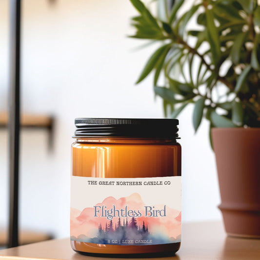 Flightless Bird Candle | White Oleander + Berries