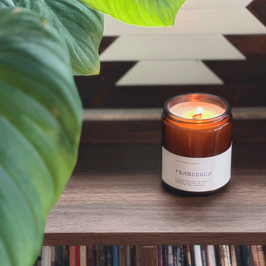 Francesca {Vanilla + Patchouli Musk} Candle - Woodland Cottage