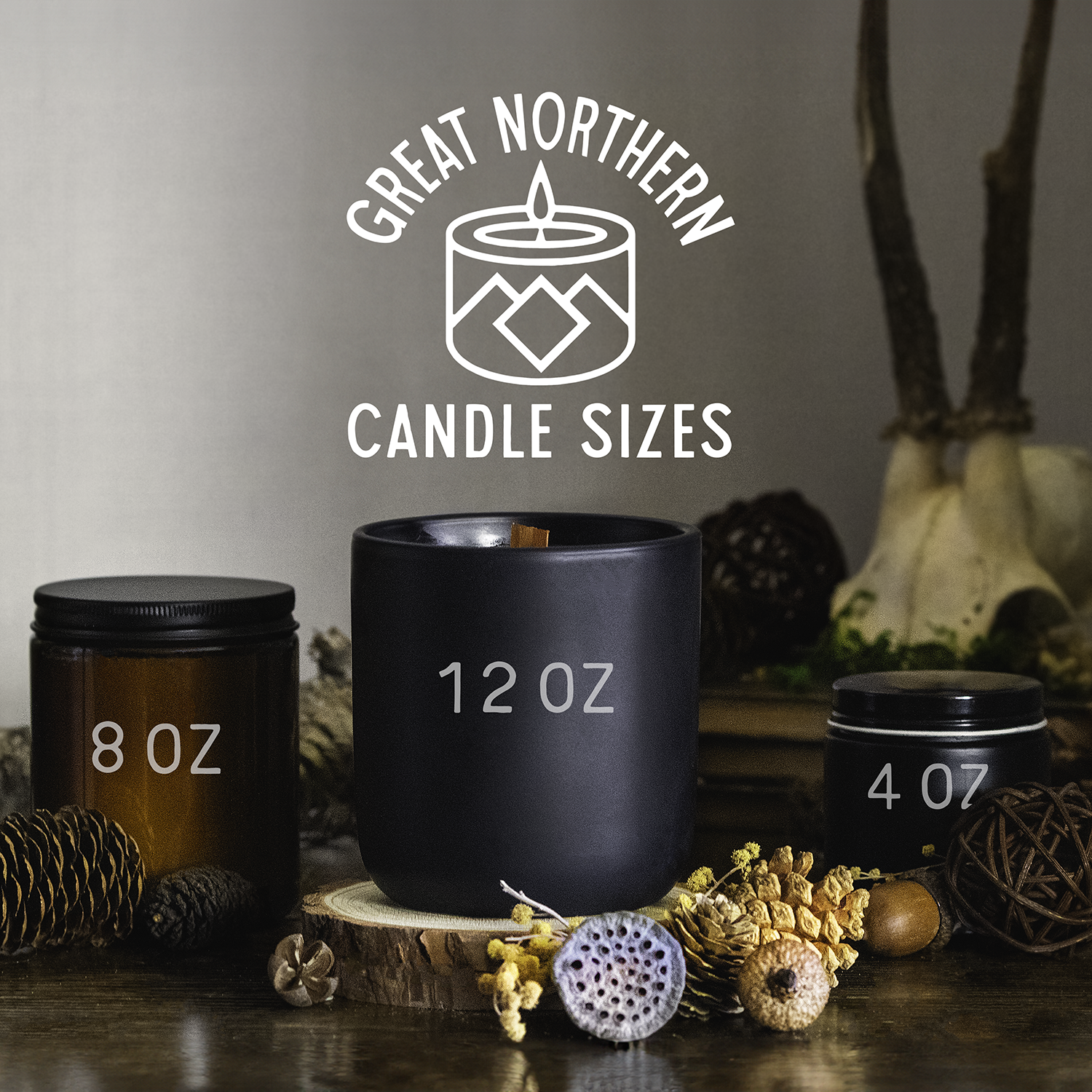 Coast Range {Fall Leaves + Beachgrass + Ocean Mist} Candle