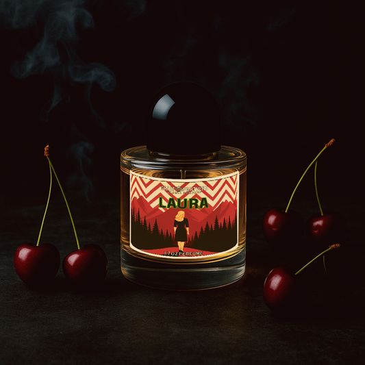 Laura Palmer inspired Twin Peaks perfume Black Cherry Woodsmoke