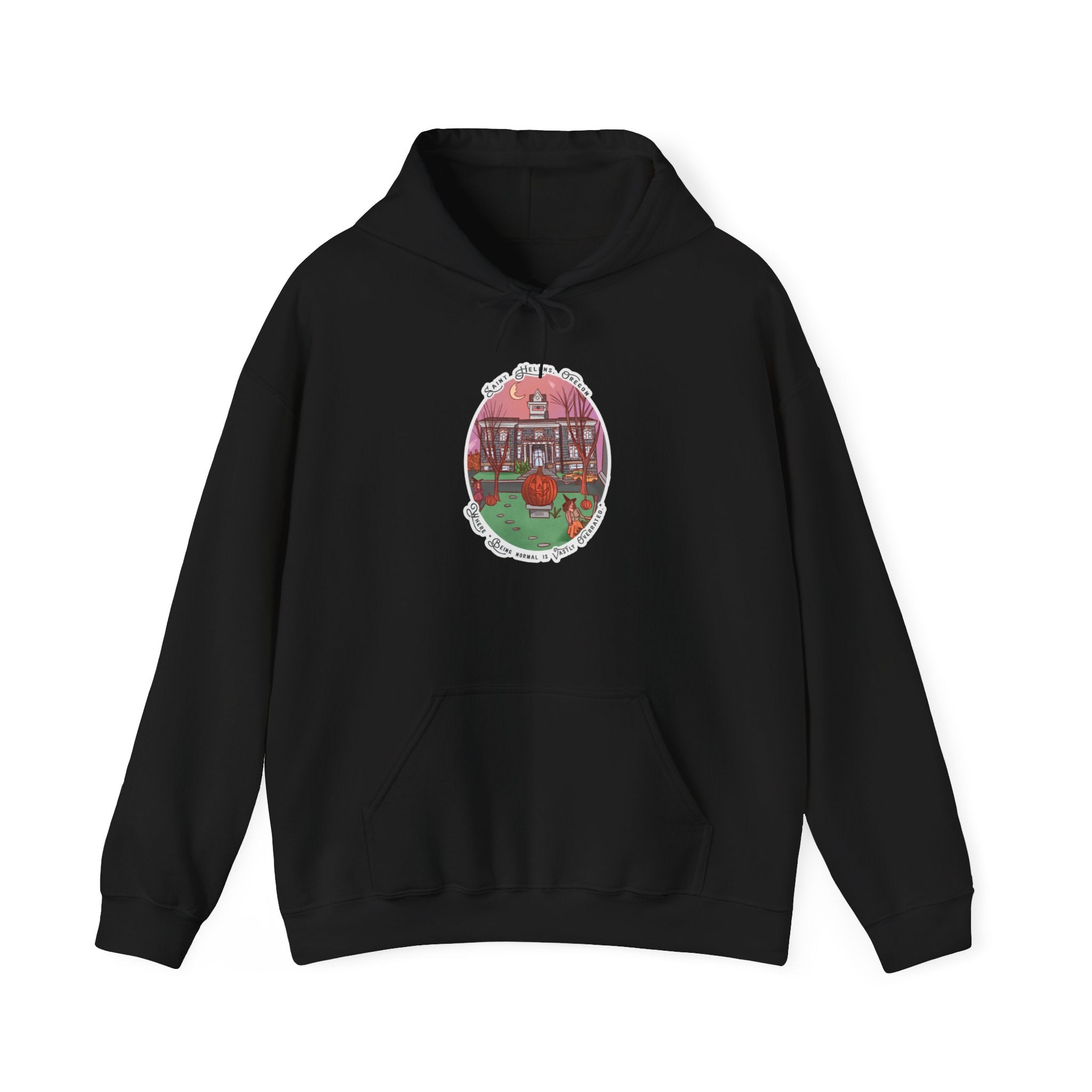 Bookhouse Girl Limited Halloweentown Artwork Hoodie Unisex Blend