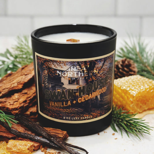 The Swan House Candle |  Vanilla + Cedarwood