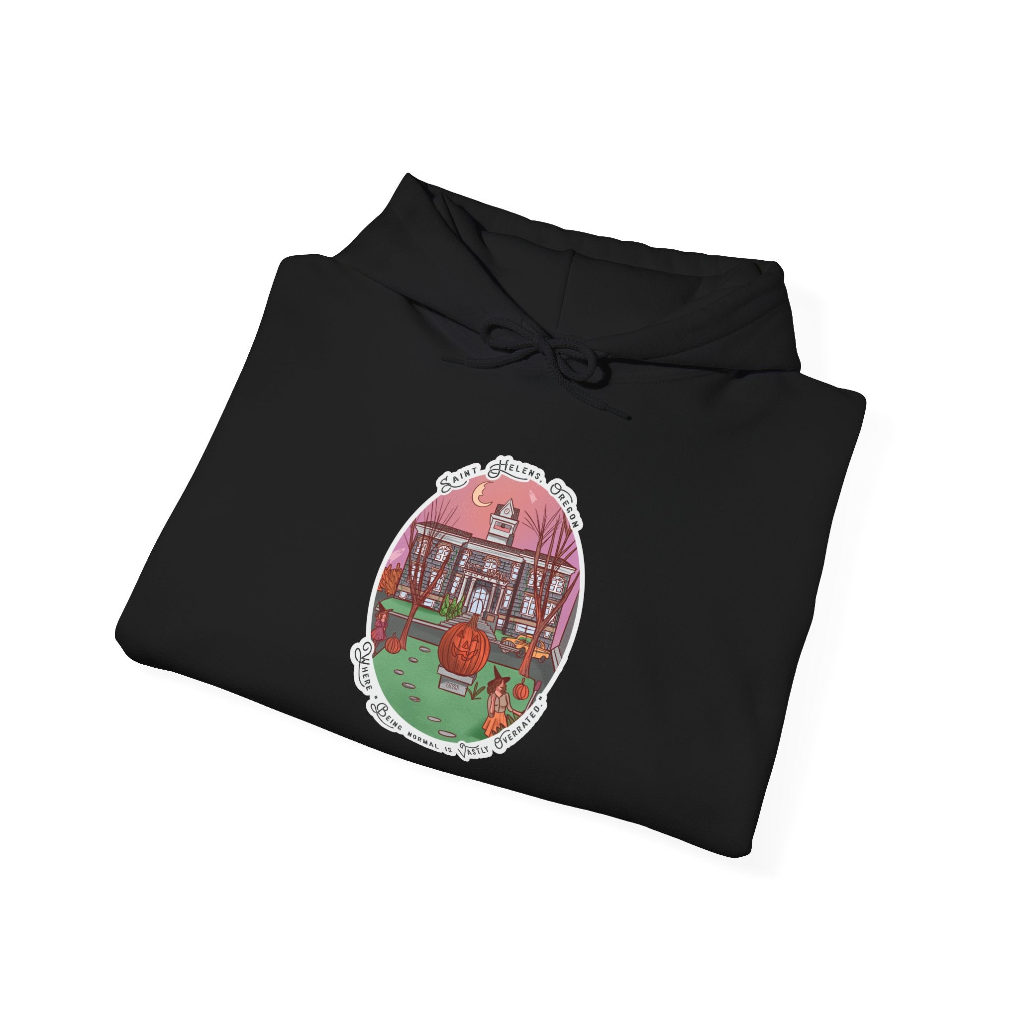 Bookhouse Girl Limited Halloweentown Artwork Hoodie Unisex Blend
