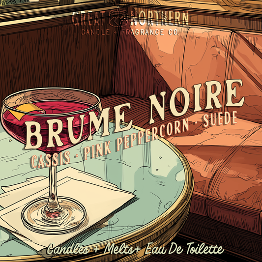 Brume Noire {Cassis • Pink Peppercorn • Suede} Candles • Melts • Eau De Toilette
