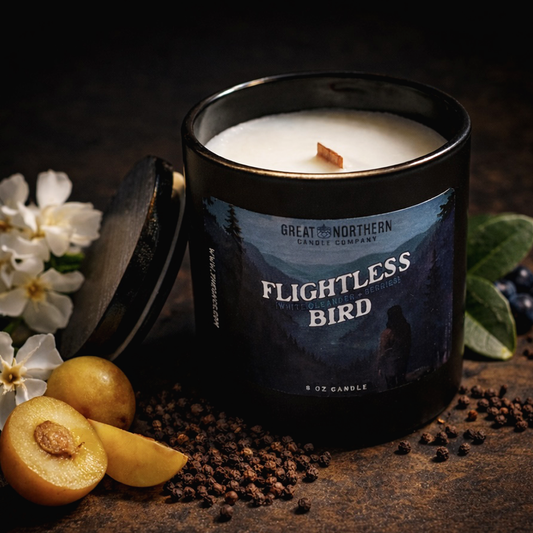 Flightless Bird  Candle | White Oleander + Berries
