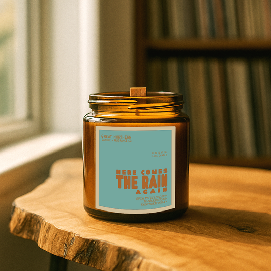 HERE COMES THE RAIN AGAIN {EUCALYPTUS • TEA • RAINY TRAILS} LUXE CANDLE - LTD. EDITION (Copy)