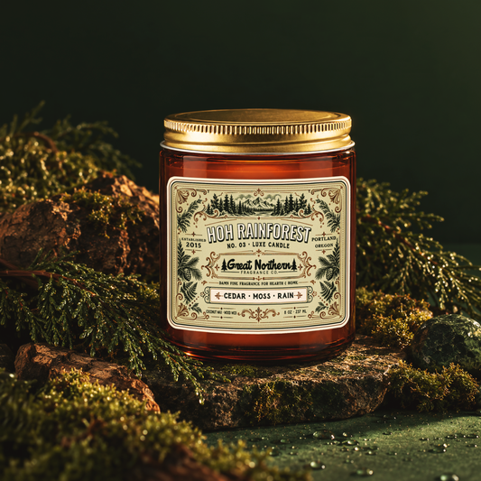 Hoh Rainforest Candle | Cedar + Moss