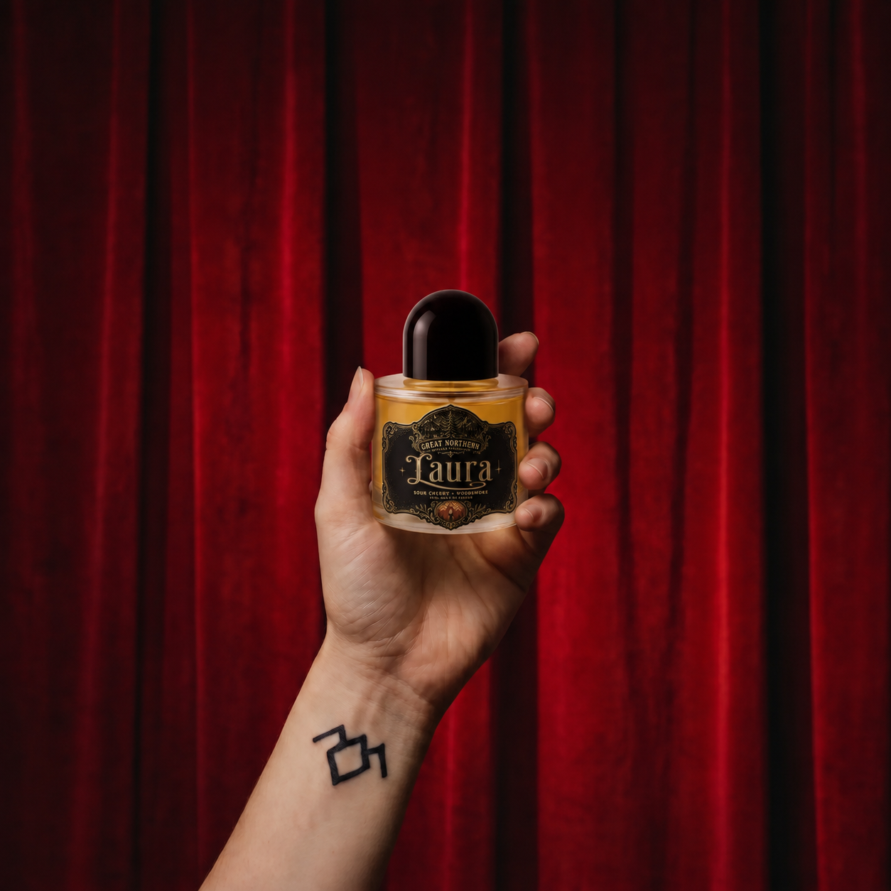 Laura Perfume | Sour Cherry + Woodsmoke