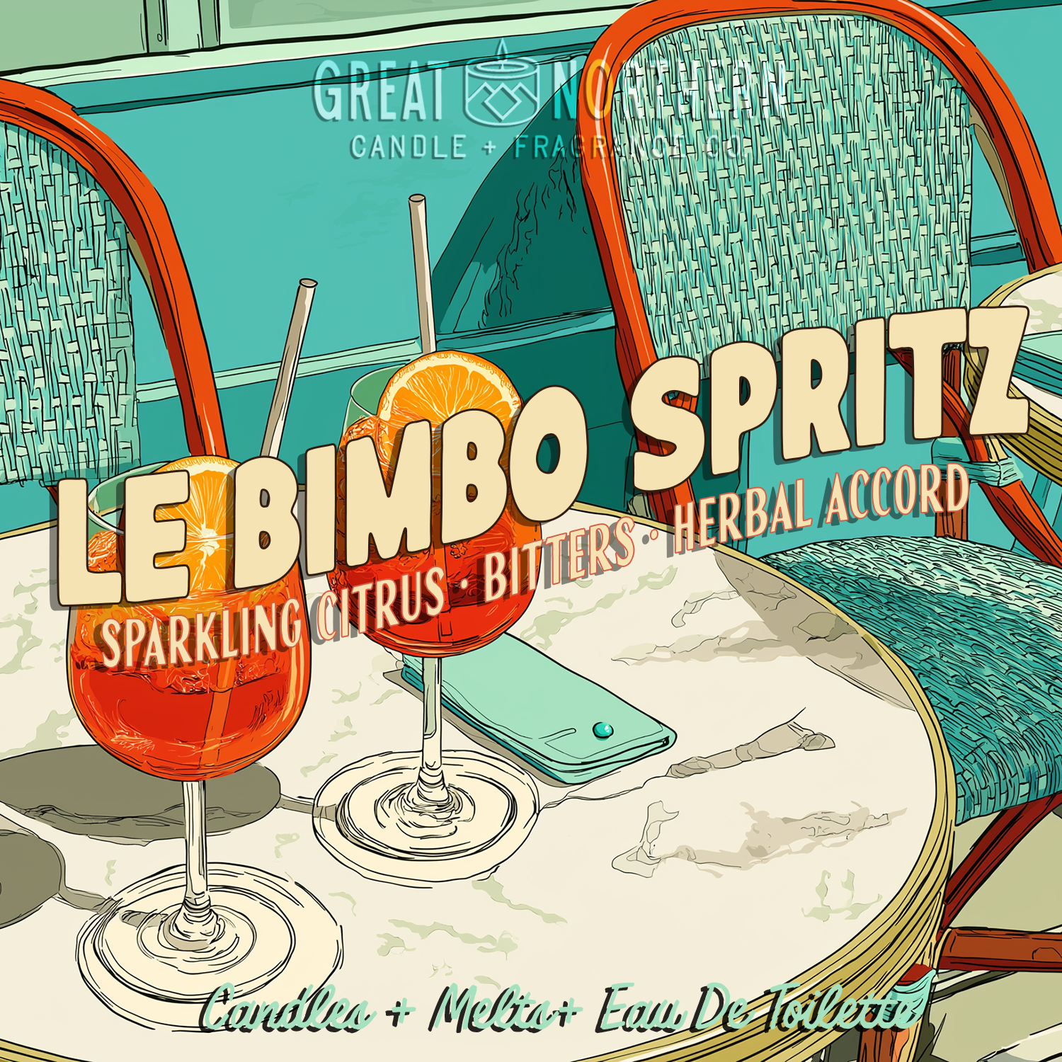 Le Bimbo Spritz {Sparkling Citrus • Bitters • Herbal Accord} Candles • Melts • Eau De Toilette