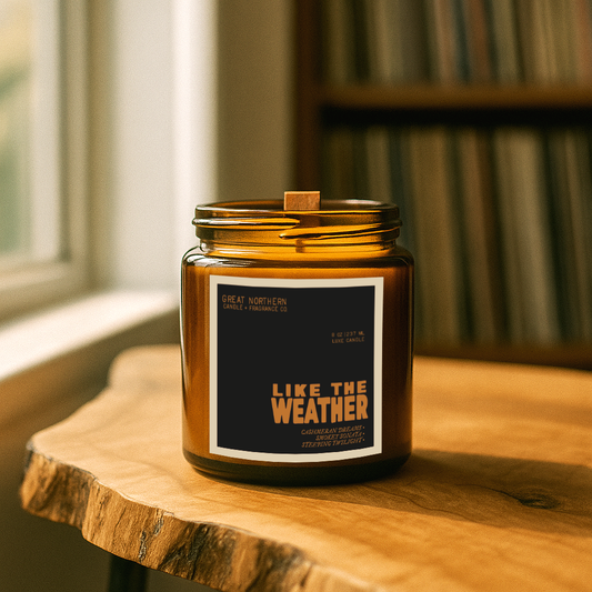 LIKE THE WEATHER  {CASHMERAN • EARTHY SPICED TEA • DARK VANILLA} LUXE CANDLE - LTD. EDITION
