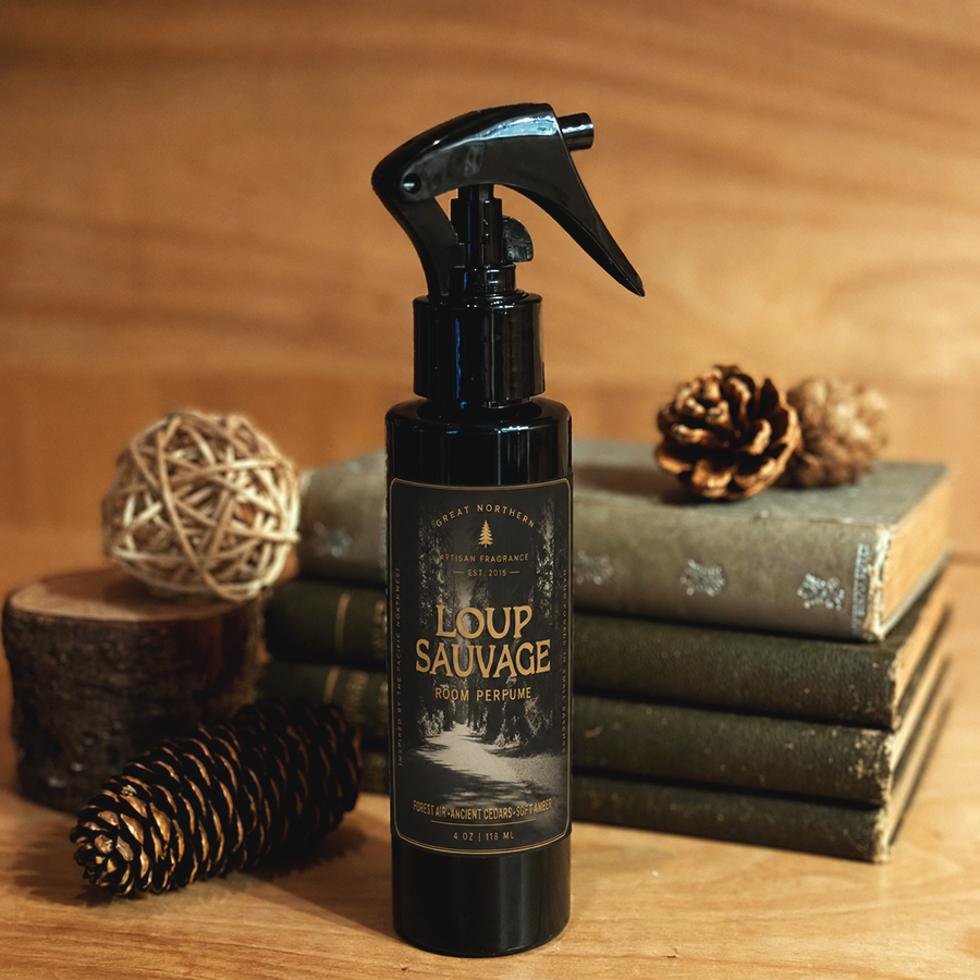 Loup Sauvage Room Perfume - Forest Air • Ancient Cedars • Soft Amber
