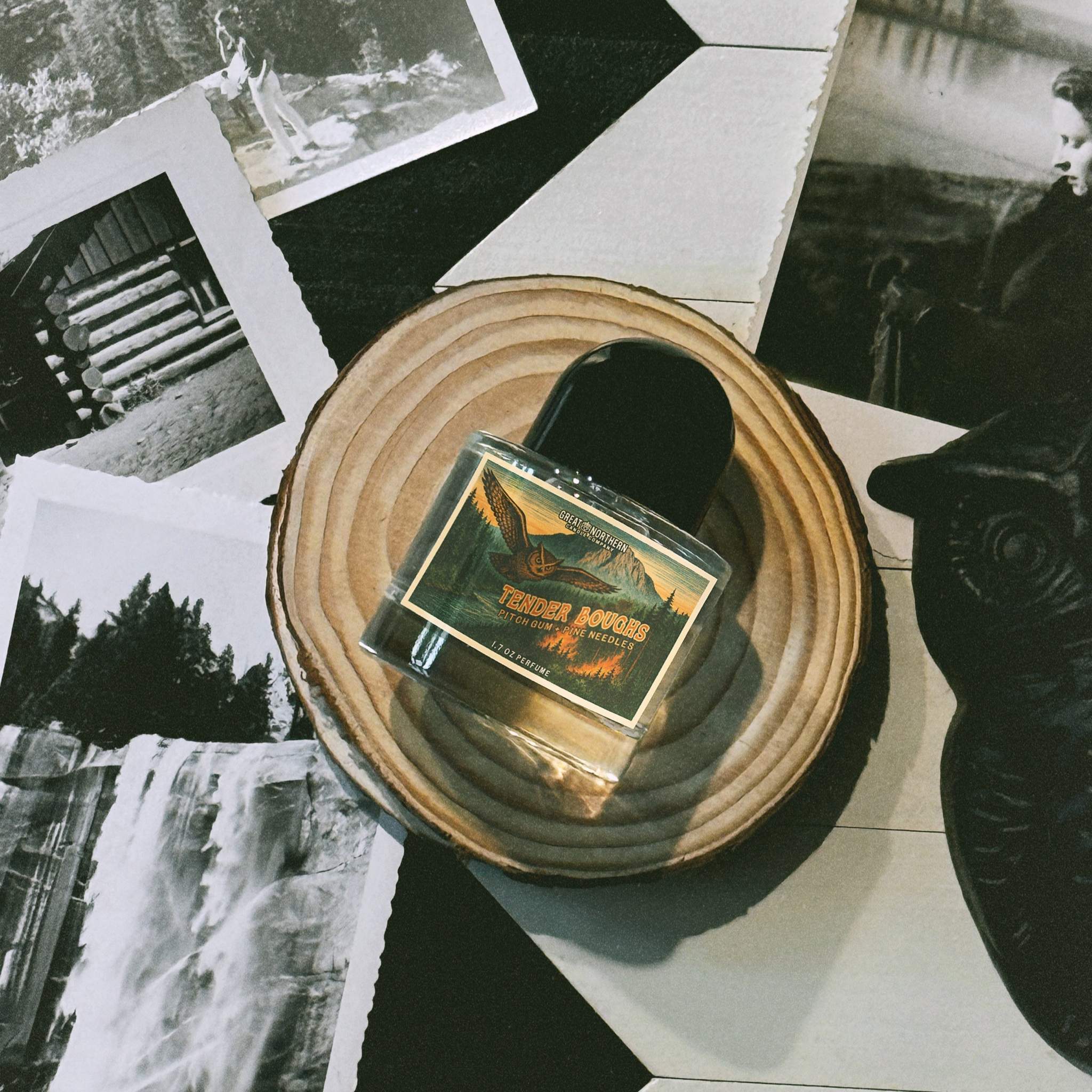 Tender Boughs Perfume  Log Lady inspired pitch gum and pine