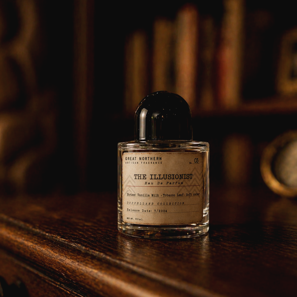 The Illusionist Perfume | Vanilla Milk · Tobacco Leaf · Soft Amber