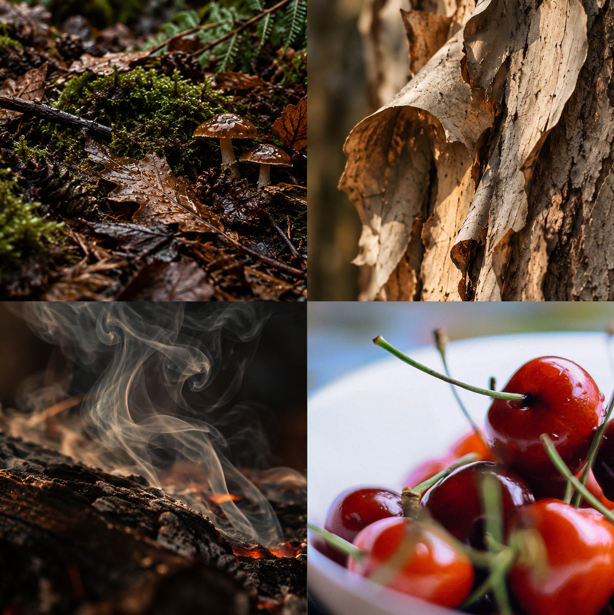 The One  {Black Cherry + Forest Floor + Smoky Sycamore} Candle