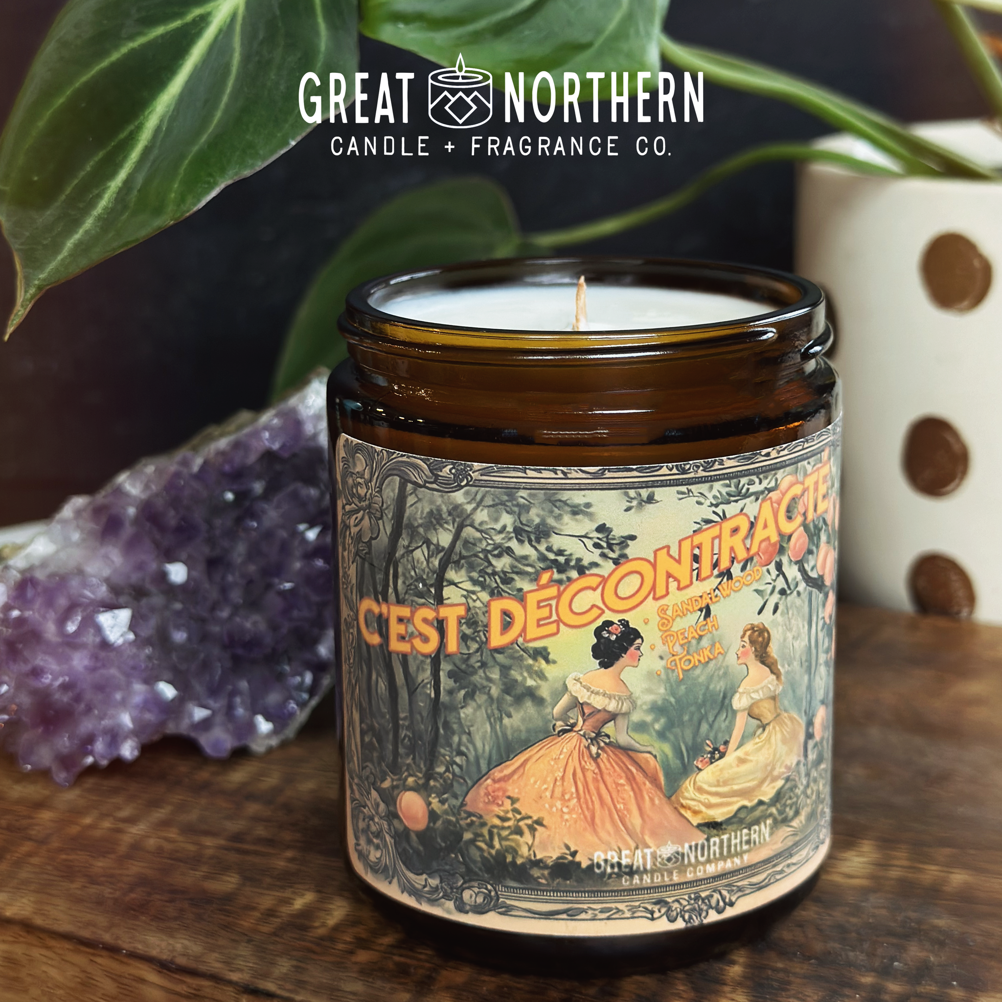 Cest Décontracté  {Sandalwood + Peach + Tonka} Candle