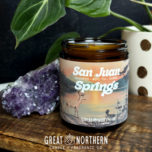 San Juan Springs {Cedarwood + White Tea + Jasmine} Candle