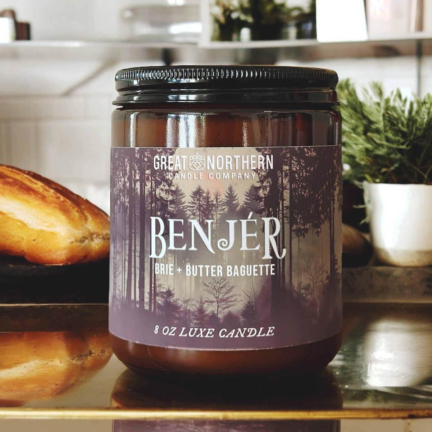 BenJèr {Brie + Buttery Baguette} Candle - Woodland Cottage