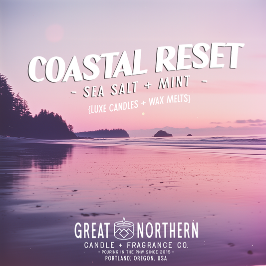 Coastal Reset {Sea Salt + Mint} Candle