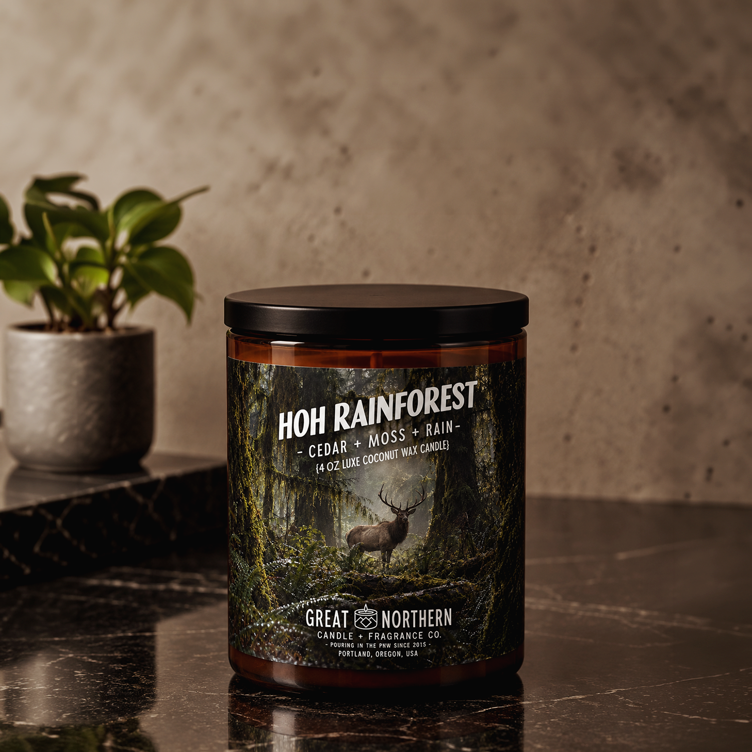 Hoh Rainforest Candle | Cedar + Moss