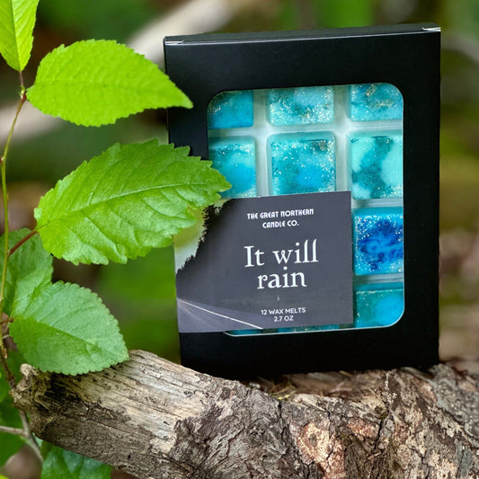 It will rain - Luxe Wax Melts - Woodland Cottage