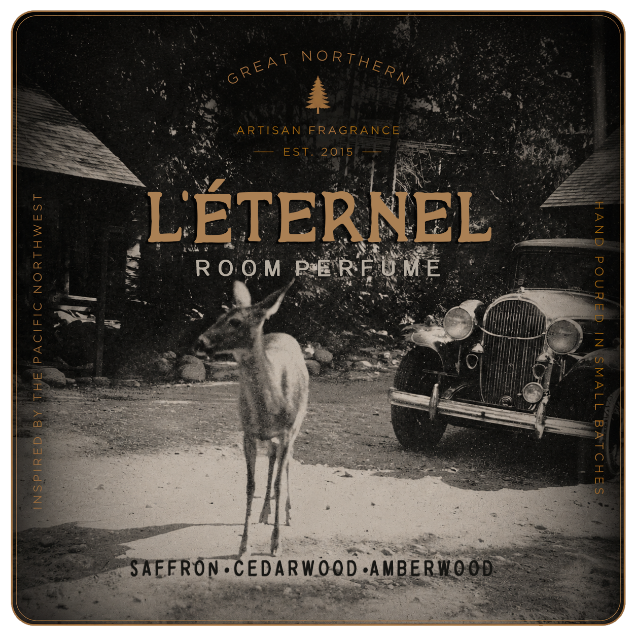 L'Éternel  Room Perfume -Saffron • Cedarwood • Amberwood