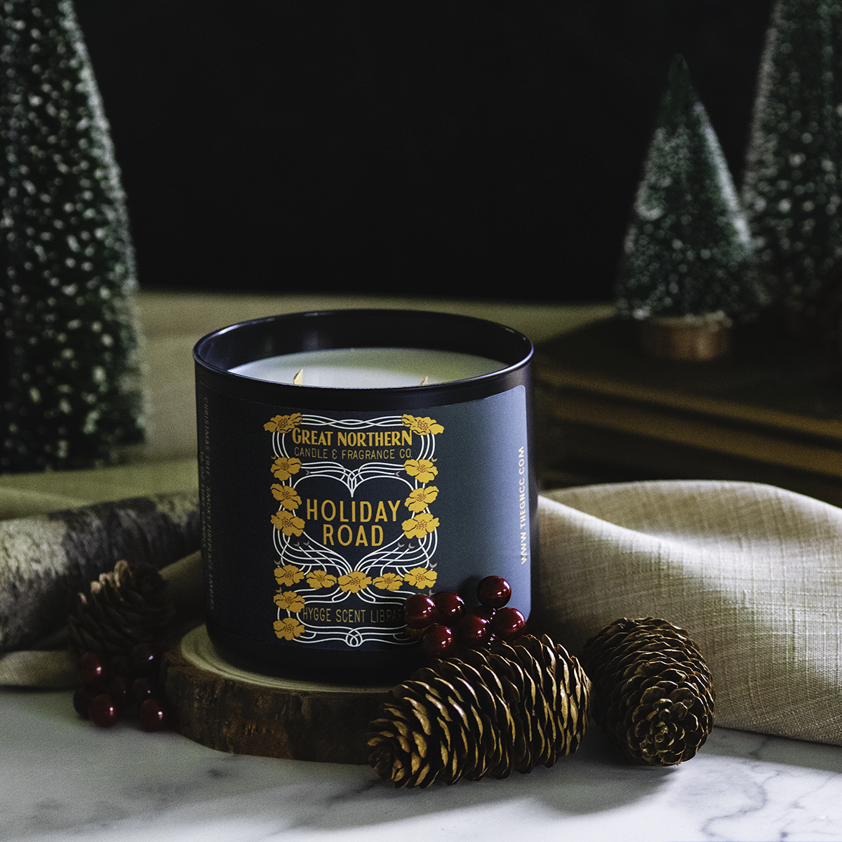 Holiday Road | Fireplace Embers + Balsam + Juniper