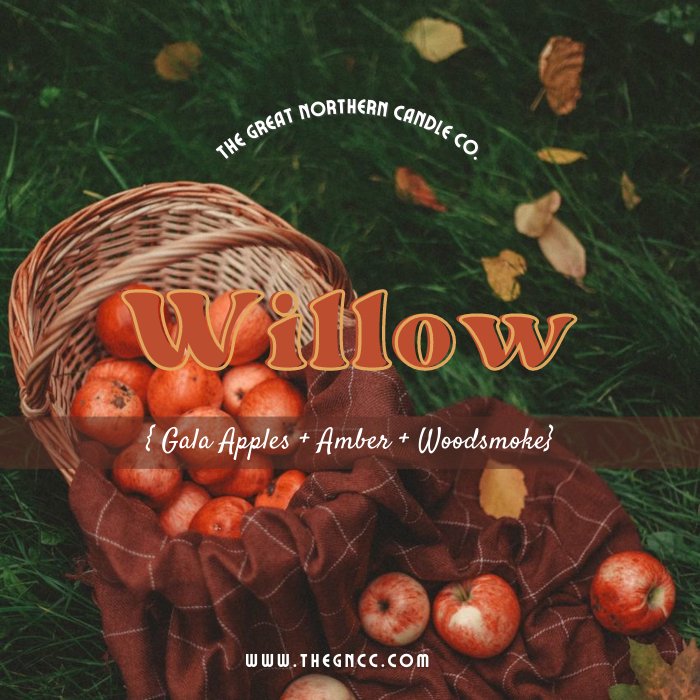 Willow {Gala Apples + Amber + Woodsmoke} - Woodland Cottage