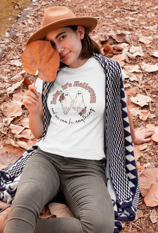 2022 Baby it's Halloween Tee - White