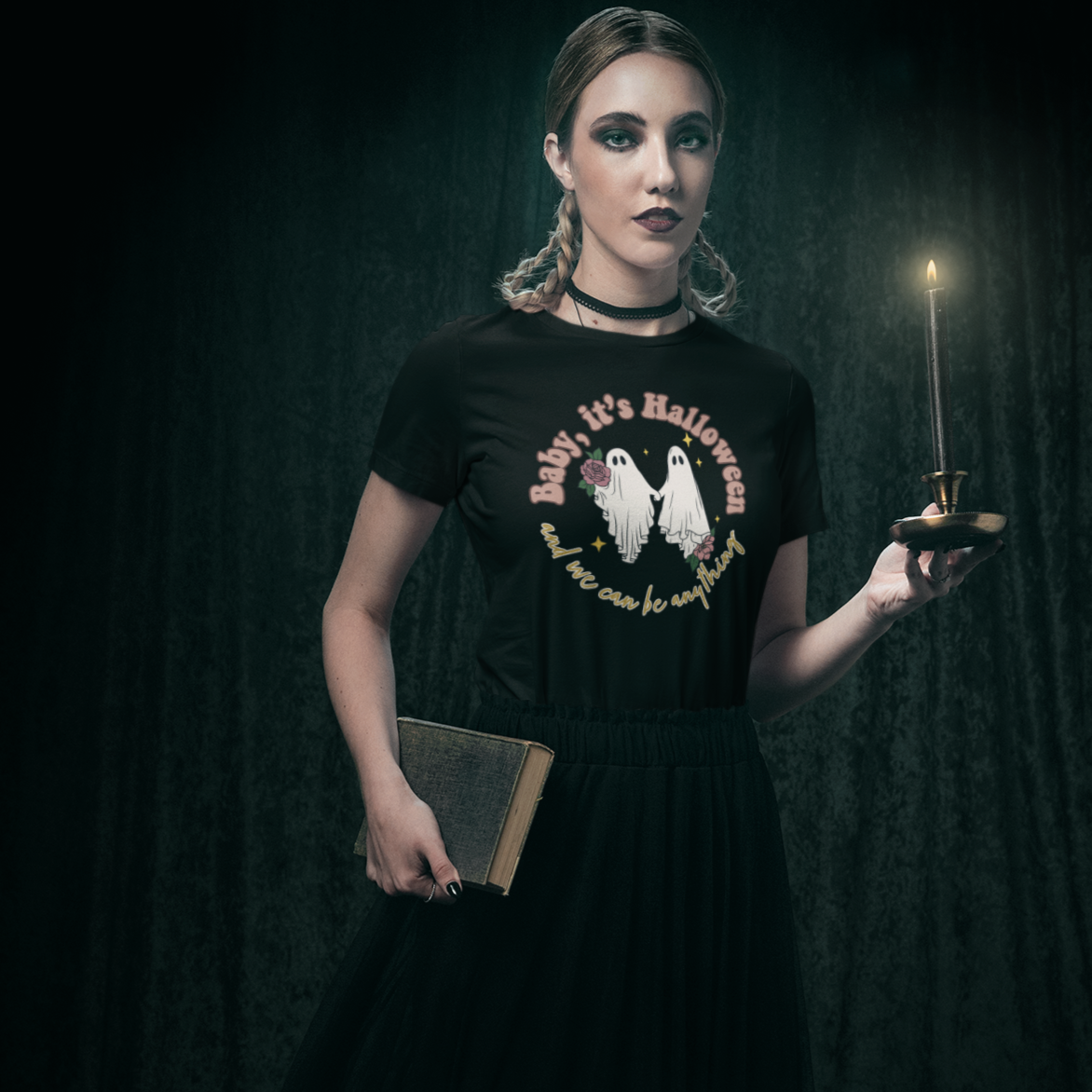 2022 Baby it's Halloween Tee - Black