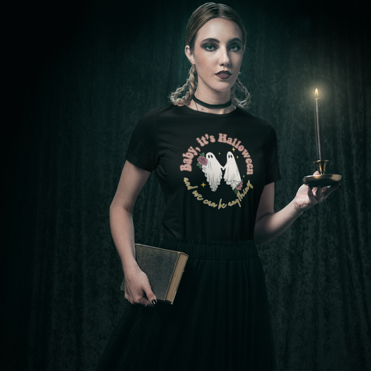 2022 Baby it's Halloween Tee - Black