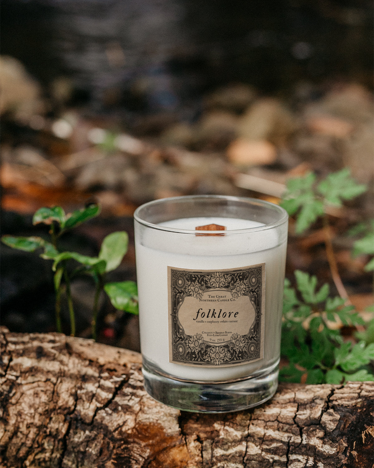 Folklore | Ripe Raspberry + Summer Woods candle